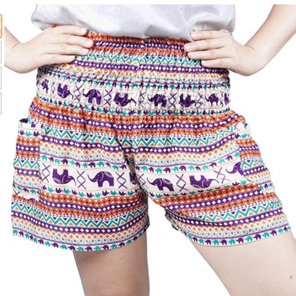 Lofbaz high-waisted elephant harem shorts - Picture 4 of 15